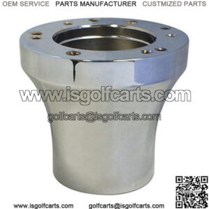 Club Car Precedent Chrome Steering Wheel Adapter (Fits all Years!)