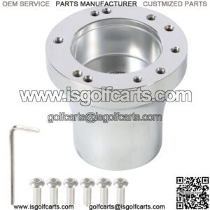 NEW Golf Cart Steering Wheel Hub Adapter Chrome for EZgo RXV/TXT Cart Parts