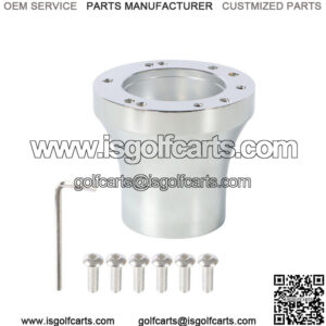 Golf Cart Steering Wheel Hub Adapter Chrome For EZgo RXV/TXT Cart Parts US