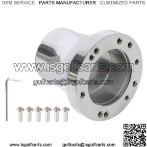 Golf Cart Steering Wheel Hub Adapter Chrome Fit For EZgo RXV/TXT Cart Parts US