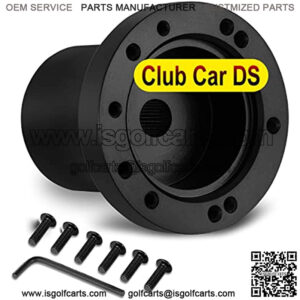 Golf Cart Steering Wheel Adapter for Club car DS Golf Carts Mounting Adapter (Including Installation Tools)