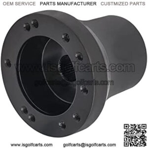 Golf Cart Steering Wheel Adapter for Club Car DS Models-Black