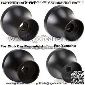 Golf Cart Steering Wheel Adapter for EZGO Club Car Yamaha Optional Black