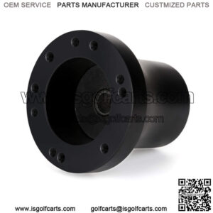 Black Golf Cart Steering Wheel Adapter for Club Car Precedent/Tempo/Onward