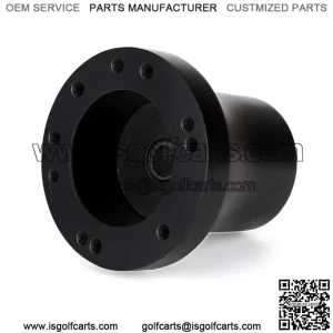 Black Golf Cart Steering Wheel Adapter for Club Car Precedent/Tempo/Onward