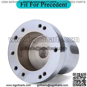 Chrome Golf Cart Steering Wheel Hub Adapter for Club Car Precedent 5/6 Hole