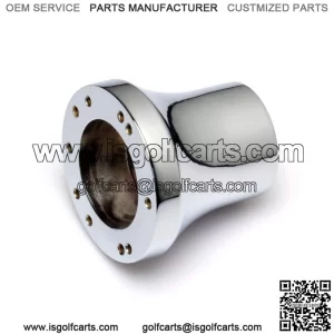 Chrome Golf Cart Steering Wheel Hub Adapter for Club Car Precedent 5 Hole 6 Hole