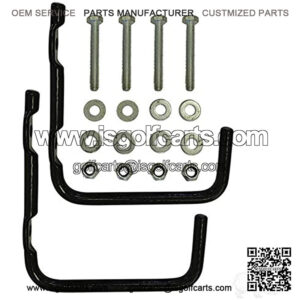 Performance Plus Carts Golf Cart Safety Grab Bar Utility Hooks