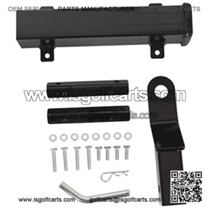 Golf Cart Universal Rear Hitch with Receiver for Step on Back Compatible with Club CAR Yamaha