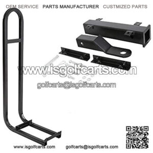 Golf Cart Rear Seat Safety Grab Bar and Trailer Hitch Receiver for Yamaha Club Car