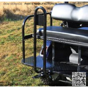 Rear Seat Trailer Hitch With Receiver And Grab Bar For Back Of Golf Cart