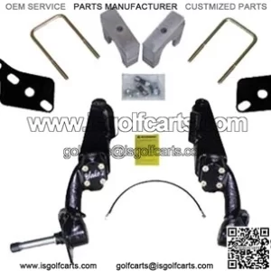 6'' Spindle Lift Kit with Factory 4 Wheel Mechanical Brakes for Club Car DS