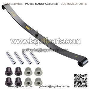 Golf Cart Heavy Duty Front Leaf Spring Kit for Club Car DS 1981-up, Club Car Precedent 2004-2008, Gas and Electric, OEM# 1012030 1012322 1013867 1015108