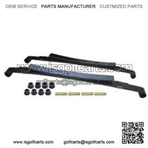 Performance Plus Carts Club Car Precedent Golf Cart Rear Leaf Spring Kit Dual Action Heavy Duty