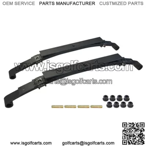 Heavy Duty Rear Leaf Springs Kit - 4-Leaf (Fits 1981 & Up)