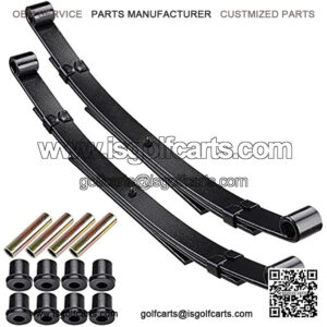 Club Car Heavy Duty Rear Leaf Spring Kit with Bushings & Sleeves for Club Car Golf Cart