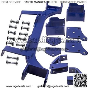 6" Drop Axle Lift Kits with Rear Seat Kit Arm Rest Set for Golf Cart Electric TXT Model 1994.5-2001.5