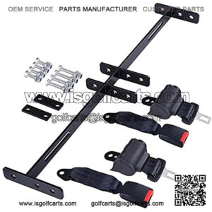 Golf Cart Front Rear Seat Belt Bracket Set for TXT&of EZGO, Yamaha Drive, of Club Car One Bracket Accommodates Several Seat Belts US Delivery