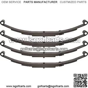 2 Pairs of SW4B Trailer Spring - 25-1/4" Double Eye 4-Leaf Spring 1-3/4" Wide for 3,500 lbs (3.5K) Trailers (1750 lb Capacity Per Spring)