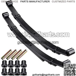 Club Car Precedent Heavy Duty Rear Leaf Spring Kit with Bushings & Sleeves for Club Car Precedent Golf Cart