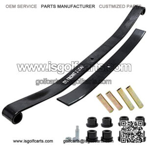 Standard/Heavy Duty Front Leaf Spring with Bushing and Sleeve Kit for Club Car DS & Precedent Golf Carts 1012030 103628801