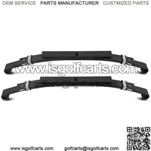 Heavy Duty Rear Leaf Springs Compatible With Club Car DS Golf Cart 1982-Up 3 Leafs/Set of 2