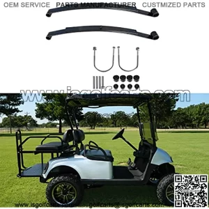Golf Cart Rear 2 - Leaf Spring Kit with Bushings & Sleeves Heavy Duty Replacement for 2008 - Up RXV Golf Cart 603498 604494