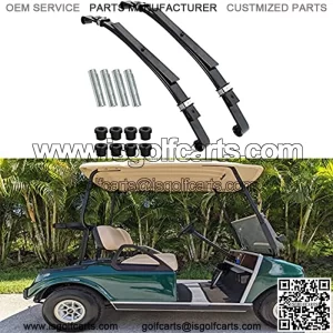 2 - Pack Heavy Duty Rear Leaf Springs 3 Leafs Replacement for 1982 - Up Club Car DS Golf Cart