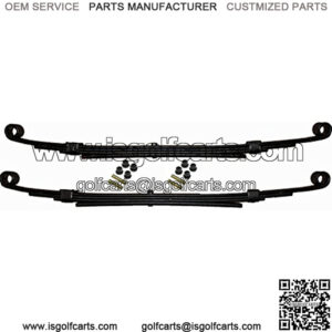 Club Car Precedent Golf Cart Heavy Duty Rear Leaf Spring Set with Bushings for All 2004-Up (4 Leaf Design)