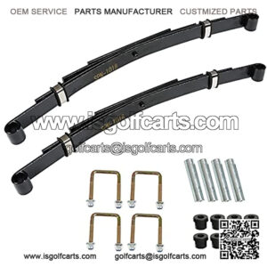 Heavy Duty Rear Leaf Springs 4-Leaf Replacement for TXT Golf Cart 1995-2013