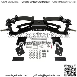 Golf Cart Parts & Accessories BMF 6" Club Car Precedent A-ARM Lift Kit for Gas and Electric - Heavy Duty