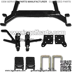 EZGO TXT 5" Drop Axle Golf Cart Lift Kit ( Fits 2001.5-Up)
