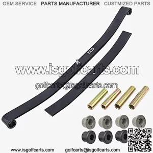 - Resorte de hoja frontal con buje y funda para carritos de golf de Club Car DS y precedentes 1012030 103628801