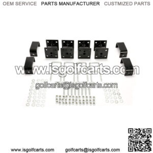 Front & Rear 4" Block Lift Kit Fit EZGO Golf Cart 75-93 Marathon Electric Models