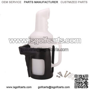 Golf Cart Sand Bottle W/ Handle Includes Holder Fit EZGO Club Car Yamaha
