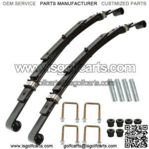 (Set of 2)Heavy Duty Rear 4 Leaf Springs FOR EZGO TXT 1995-2013 Golf Cart