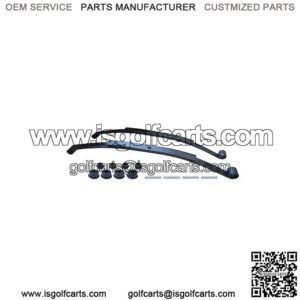 Ezgo RXV Golf Cart Rear Leaf Spring Heavy Duty Dual Action Set of 2
