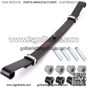 Golf Cart Heavy Duty Front 2-Leaf Spring Kit with Bushings & Sleeves for Club Car DS & Precedent 1981-Up, OEM 103628801