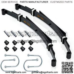 Golf Cart Heavy Duty Rear 4-Leaf Spring Bushing Kit for Club Car