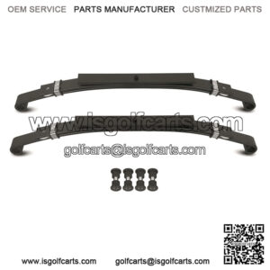 Club Car DS 1981-UP Heavy Duty Rear Leaf Spring with Bushings and Sleeves (3 Leafs)