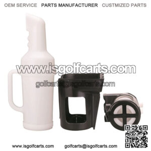 Universal Golf Cart Sand Bottle with Holder