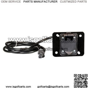 AC Receptacle for EZGO TXT Summit Series OnBoard Chargers (OBC)