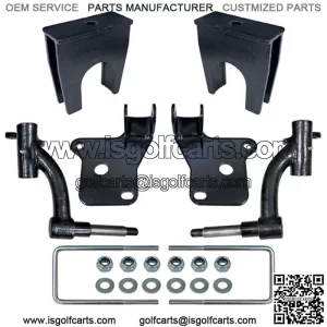 6" Drop Spindle Golf Cart Lift Kit for EZGO RXV Electric 2008-2013
