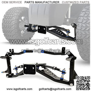 EZGO RXV Golf Cart Lift Kit ?C For Electric (2008-2015) and Gas (2008-2013.5) Golf Carts ?C Kingzilla 6 Inch A-Arm Kingpin Lift Kit - Wheel and Tires Combo Parts - Golf Cart Accessories for Golf Cars