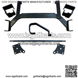 6" Drop Axle EZGO Lift Kit for 2001.5 - 2018 TXT / MEDALIST Electric Golf Carts