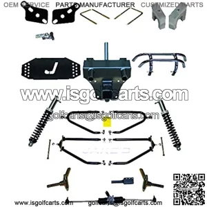 Club Car Precedent (04-Up Golf Cart) Long Travel Lift Kit with Front Independent Suspension