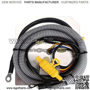 Golf Cart On Board Computer OBC for Club Car DS Electric 48v Regen II, IQ 101909902 AM1229201 102852001 103359401 103403101 with Square 6-pin Plug