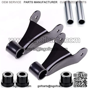 Club Car Metal Rear Shackle kit Including Bushing & Sleeves for Golf Cart Club Car Precedent Replaces Part 1025062-01 102506301 102506601