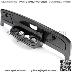 Golf Cart Dash Compatible with 1994-2013 EZGO Medalist/TXT Carbon Fiber Style