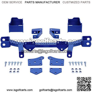 Tuningsworld 6" Drop Axle Lift Kits with Rear Seat Kit Arm Rest Set for EZGO Golf Cart Electric TXT Model 1994.5-2001.5